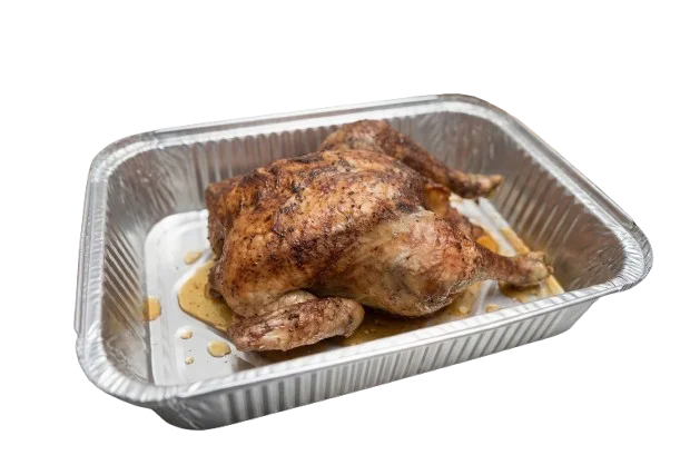 Pollo a l'ast entero